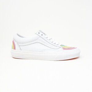 Vans x Flour Shop Old Skool Skate Shoe Sneaker Rainbow Pride Mens 6.5 / Womens 8